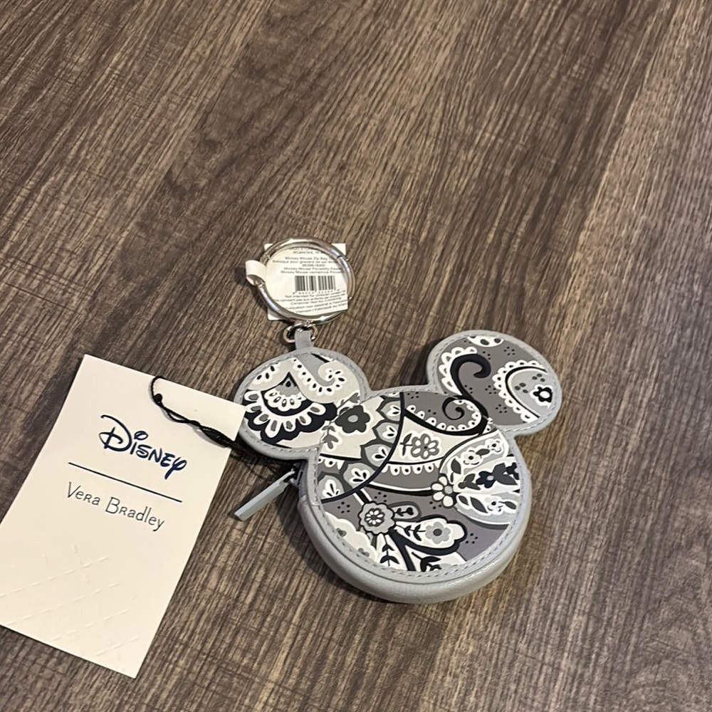 Vera Bradley Disney Gray Coin Purse